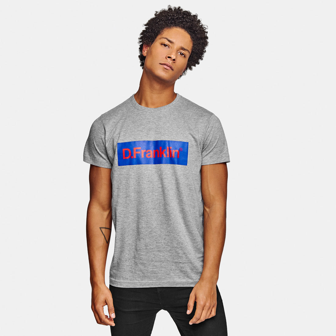 Blue / Red Rec Grey Tee