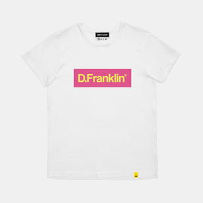 Pink / Yellow Rec White Tee