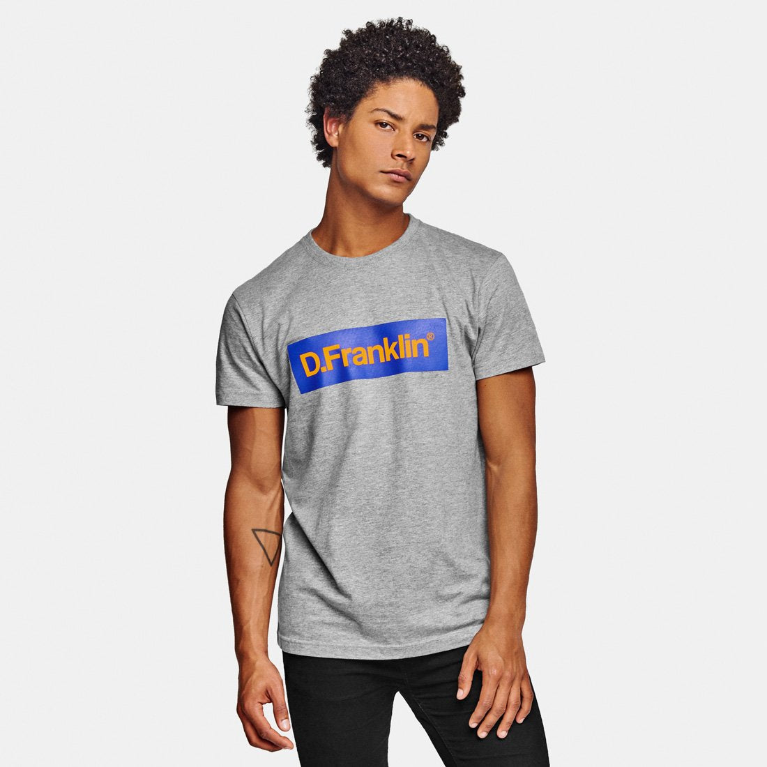 Blue / Yellow Rec Grey Tee