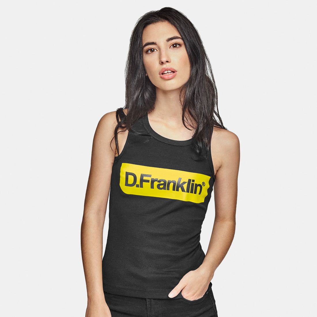 Yellow / Black Rec Tank Tee