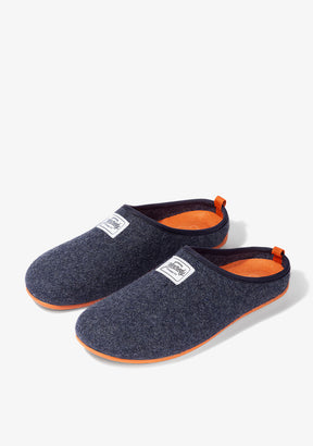 Mercredy Slipper Navy / Orange