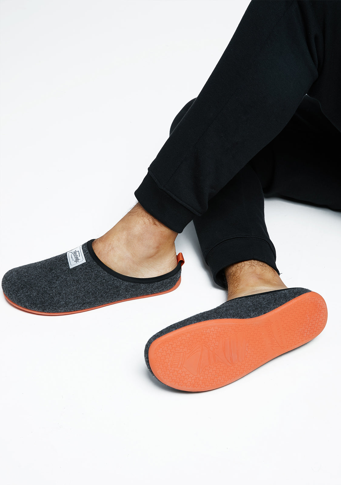 Mercredy Slipper Navy / Orange