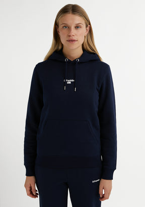 Mid Logo Hoodie Navy / White